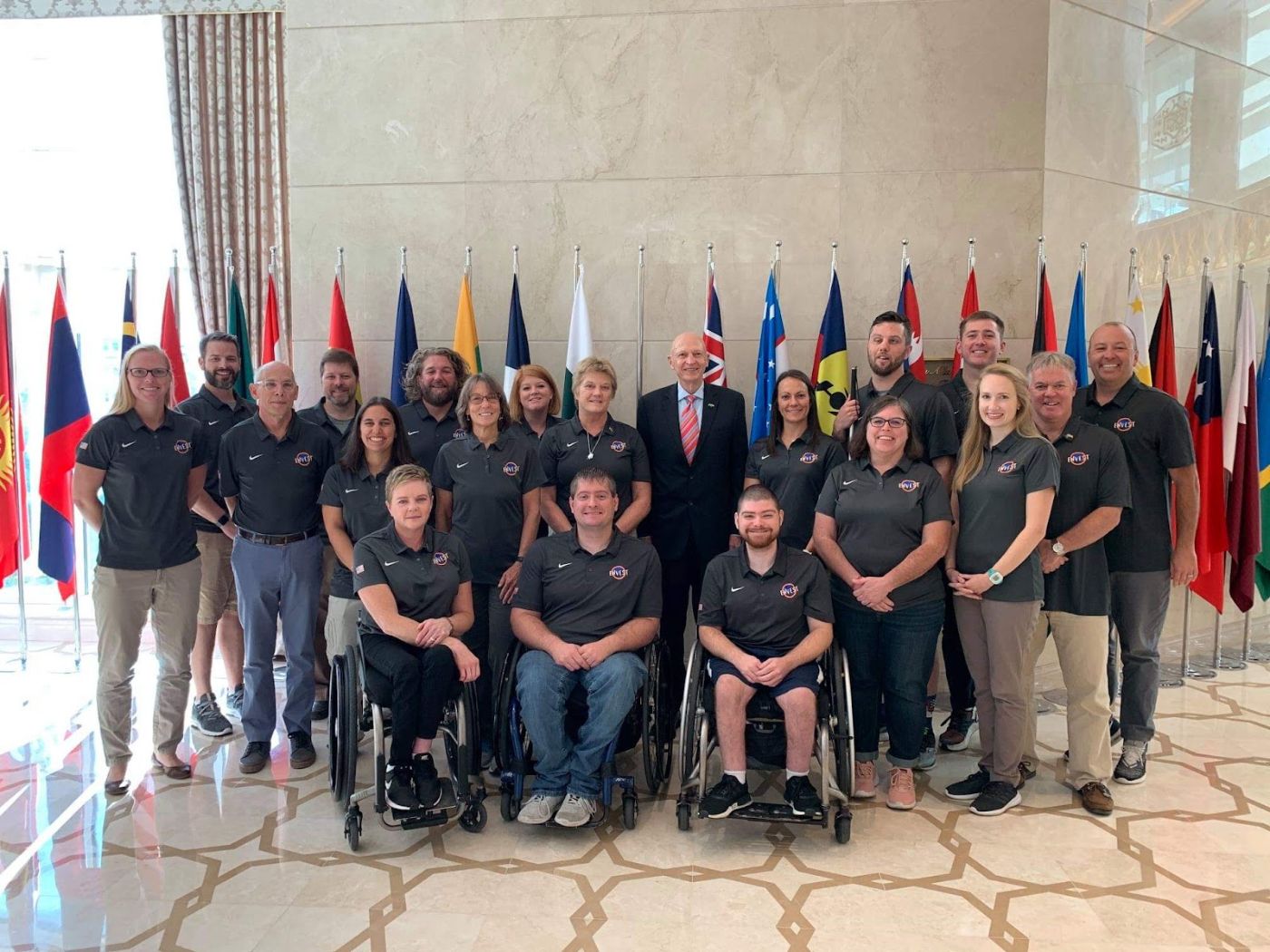Robin Yoder: The delegation with the U.S. Ambassador