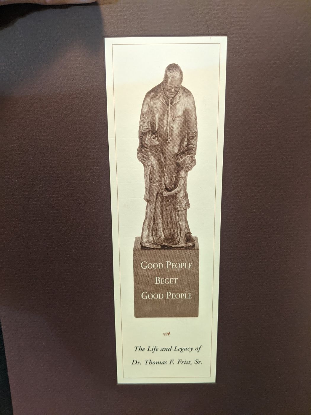 Robin Yoder: The legacy of Dr. Frist Sr.