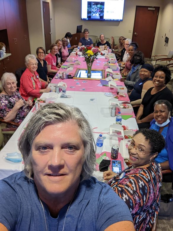 Robin Yoder: Breast cancer support group