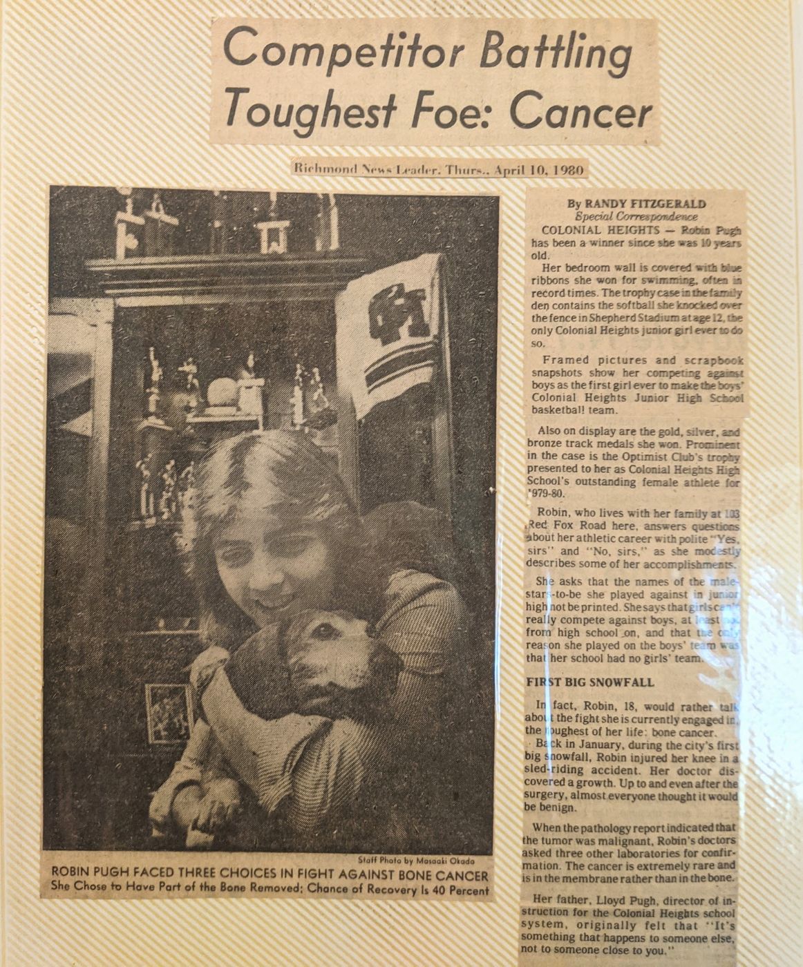 Robin Yoder: In the news