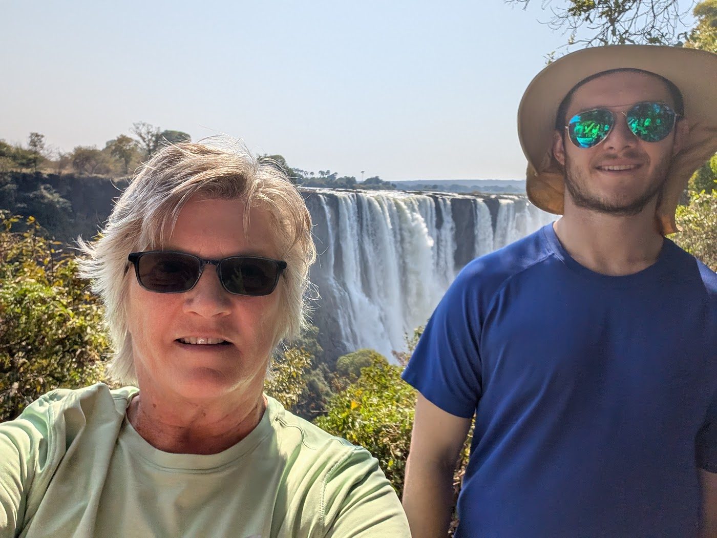 Robin and Isaac: Victoria Falls, Zimbabwe, 2025